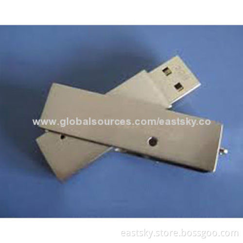 Customized Metal Bottle-shaped USB Flash Drive, USB 2.0 Interface, 64MB to 32GB Capacity